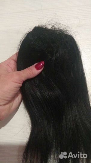 Шиньон из натуральных волос