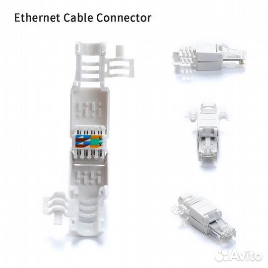 Разъемы без обжима для кабеля Ethernet