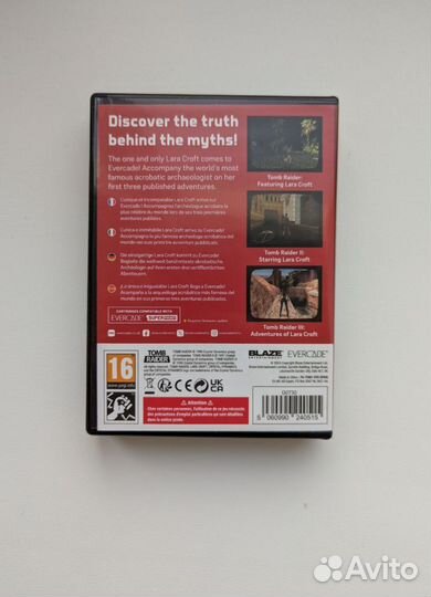 Картридж #40 tomb raider collection 1для Evercade