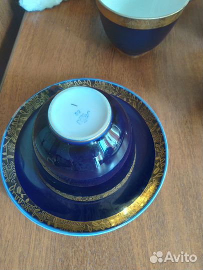 Чашка с блюдцем лфз СССР