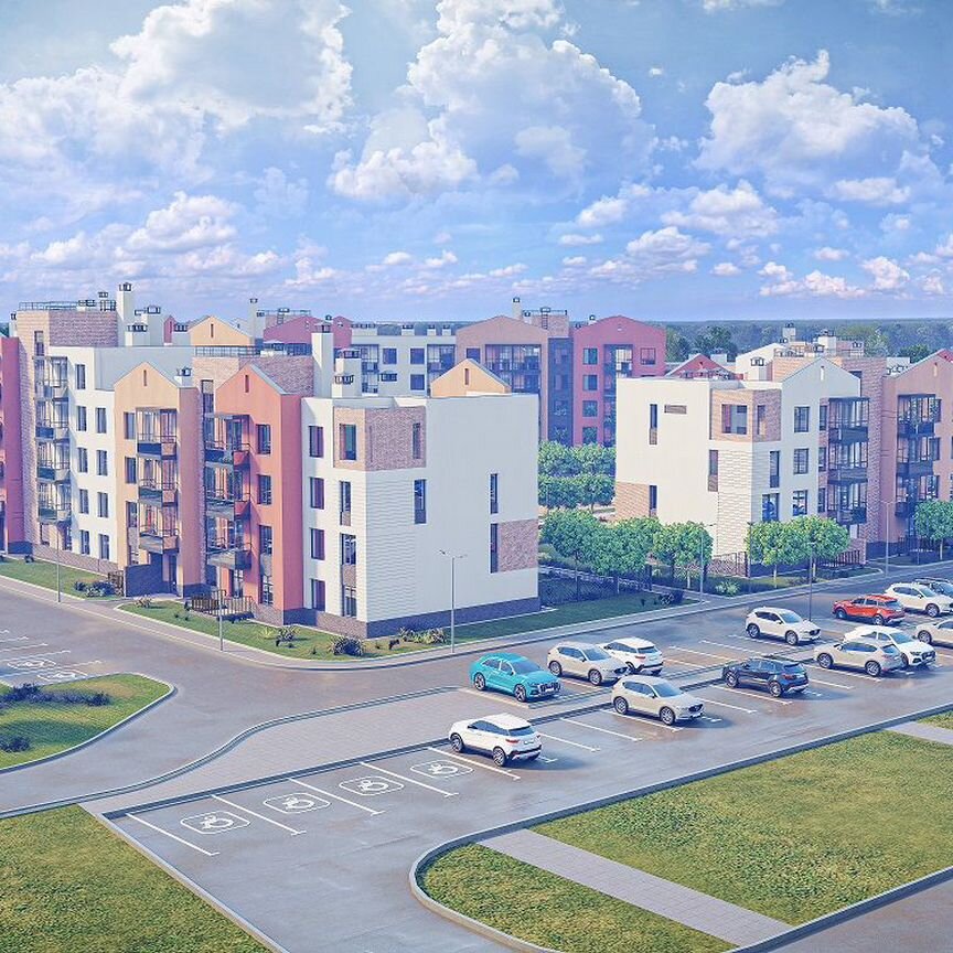 3-к. квартира, 84,4 м², 1/5 эт.