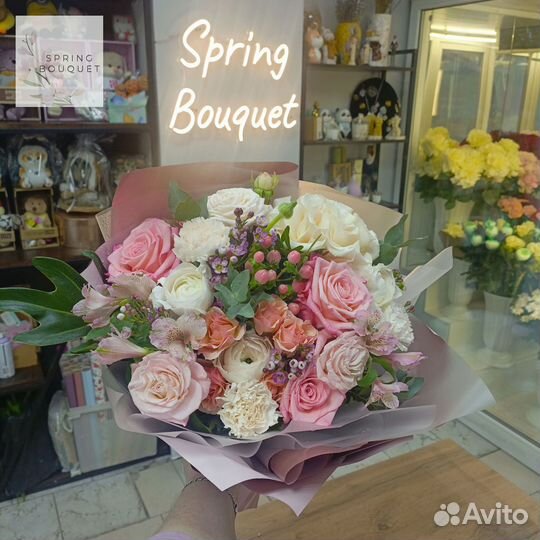 Букет французских роз на заказ