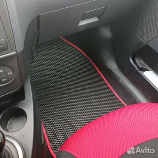 Автоковрики EVA 3D Peugeot с бортом полики Ева