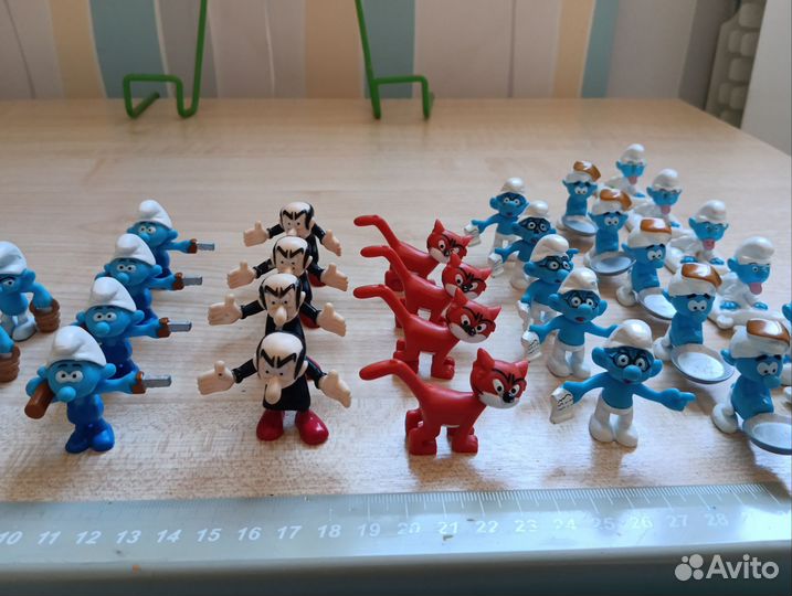 Фигурки Смурфики киндеры 90х