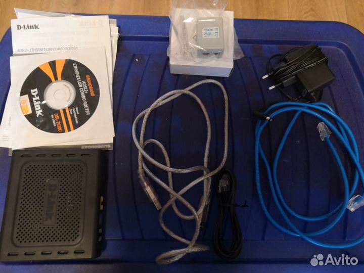 Adsl роутер D-link и Коммутатор