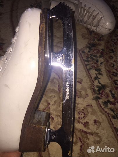 Коньки wifa,лезвия mark-4,по стельке 22 см