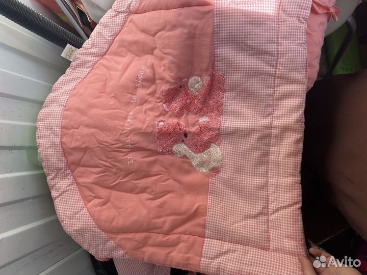 Бортики и балдахин в кроватку