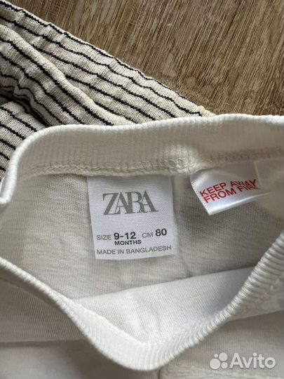 Костюм шорты и футболка zara 74 80