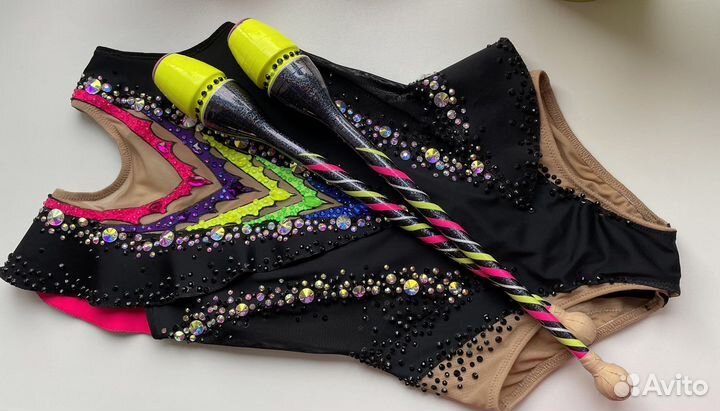 Обмотка предметов для художественной гимнастики