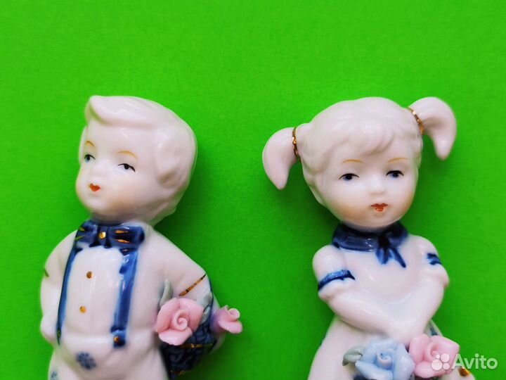 Статуэтки Девочка, Мальчик, Собачки Elan Gallary