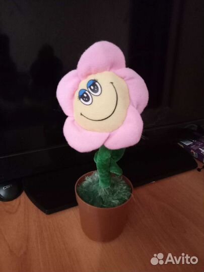 Поющий цветок на батарейках ааа