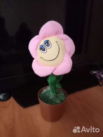 Поющий цветок на батарейках ааа