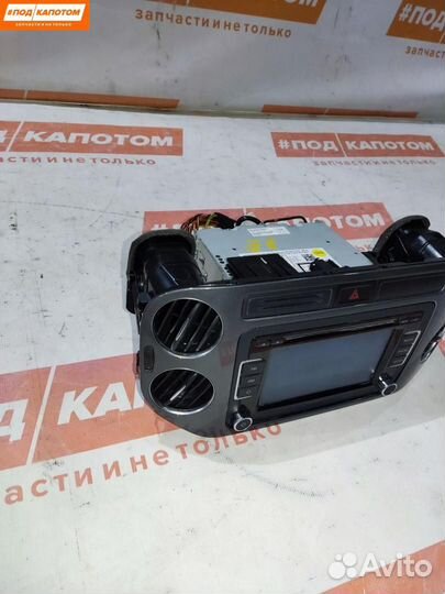 Магнитола Volkswagen Tiguan рест. 2014 5K0035190A