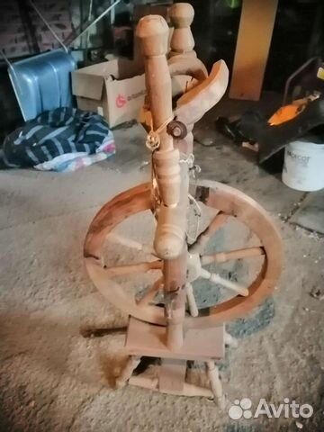 Прялка деревянная старинная