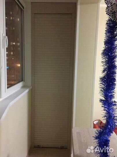 Шкаф с рольставнями на балкон на заказ с гарантией