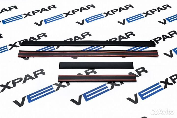 Эластичные накладки в проем дверей Калина/Гранта