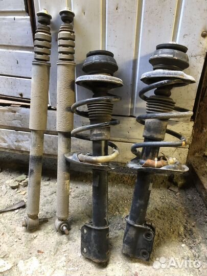 Задние амортизаторы renault logan 2