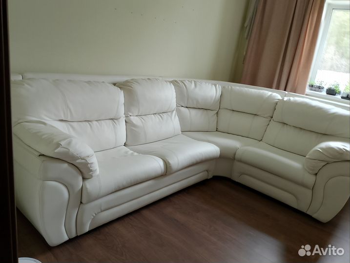 Угловой диван экокожа