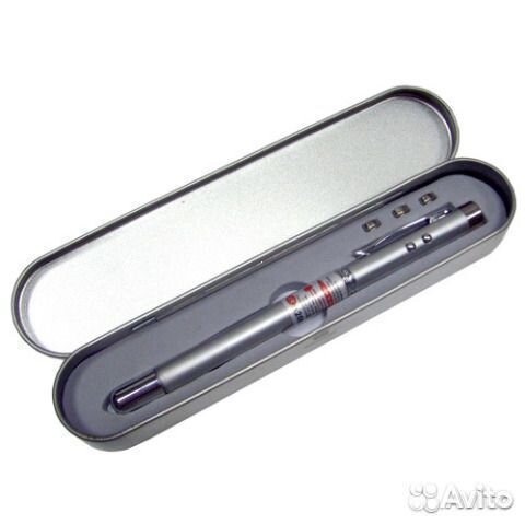 Ручка указка с лазером и фонариком