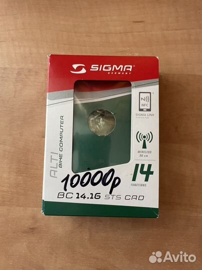 Беспроводной велокомпьютер Sigma BC 14.16 STS CAD
