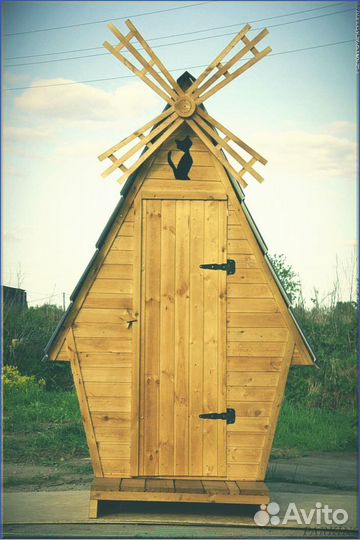 Уличный туалет домик с установкой DQA