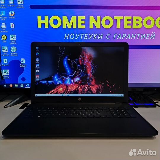 Тонкий ноутбук HP DDR4 6GB SSD256GB двевидеокарты