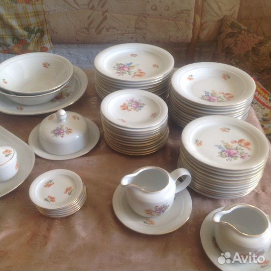 Сервиз столово-кофейный, винтаж