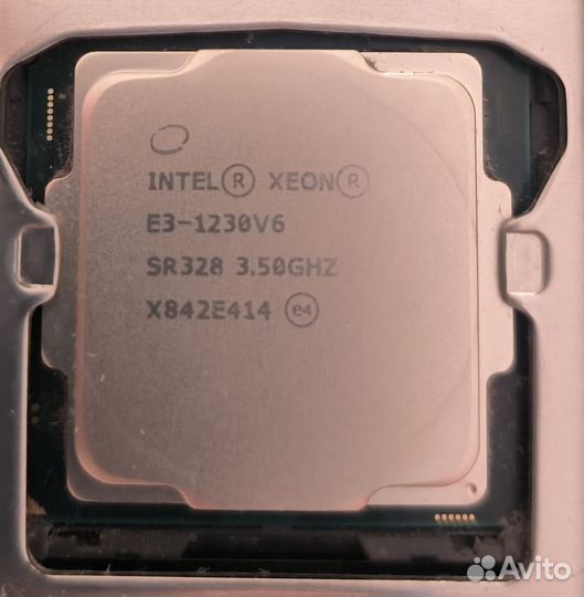 Процессор intel xeon E3-1230V6