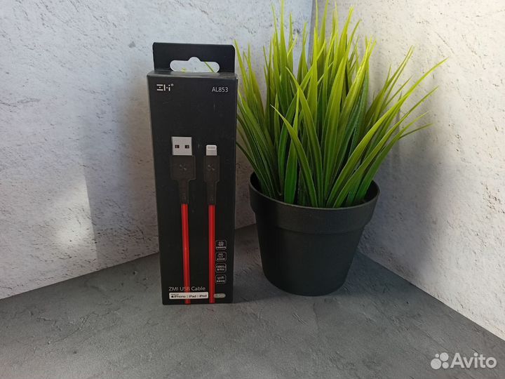 Кабель USB/Lightning ZMI MFi 150см 18W PD (Red)