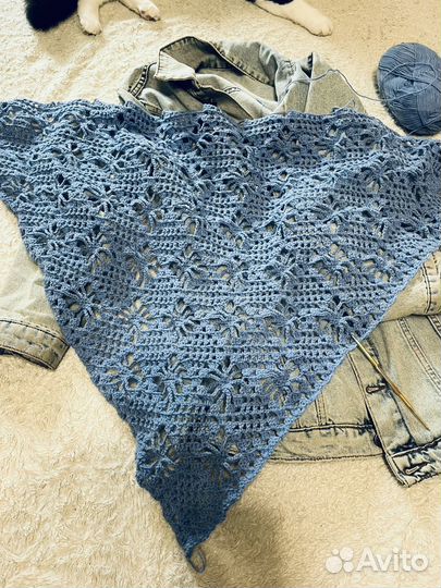 Платок шаль шерсть