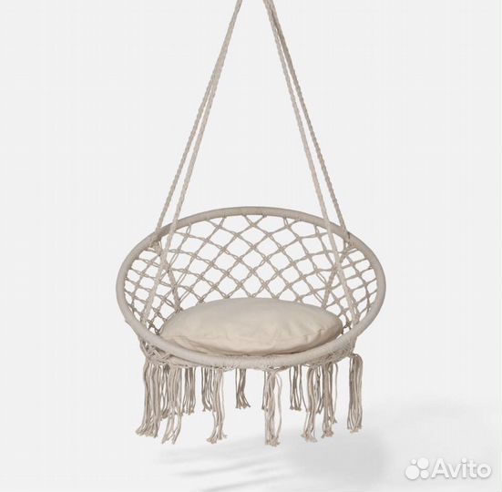 Подвесное кресло с подушкой новое