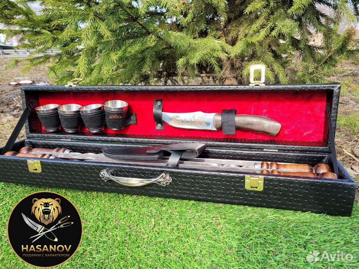 Подарочный набор шампуров шашлычный