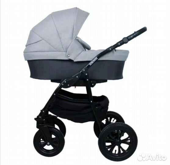 Коляска 2 в 1 серый
