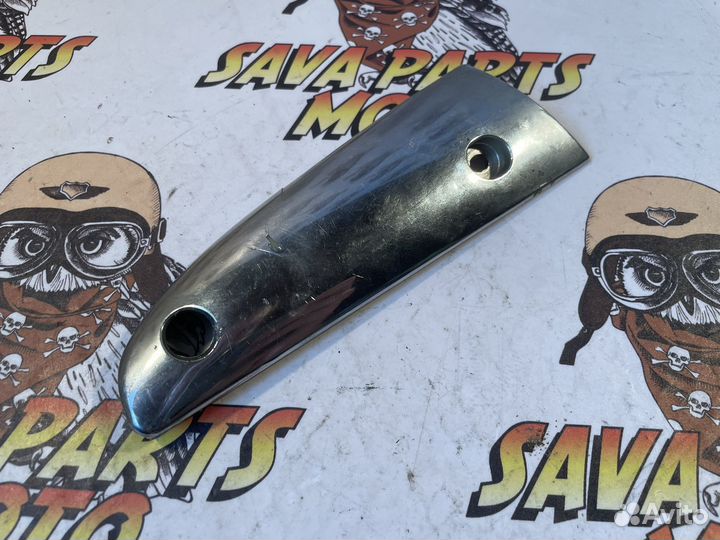 Левая хромовая накладка на вилку Yamaha Vino 125 4