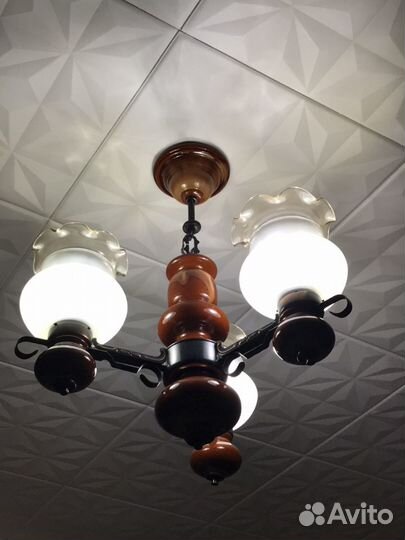 Люстра керамическая Пр-во Рига, Латвия 1988 год