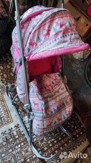 Детские санки коляска