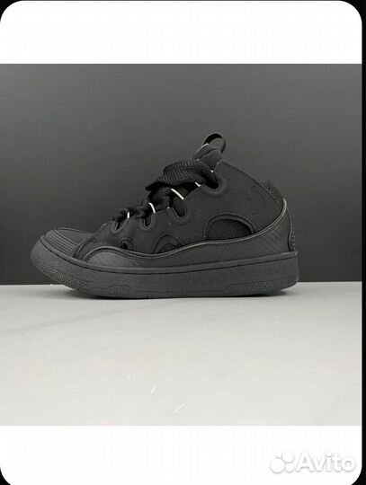 Кроссовки Lanvin curb черные