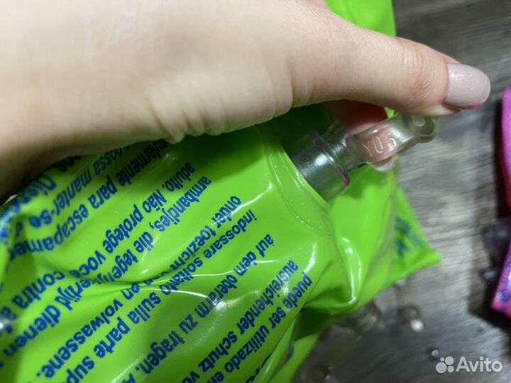 Нарукавники intex на 3-6 лет