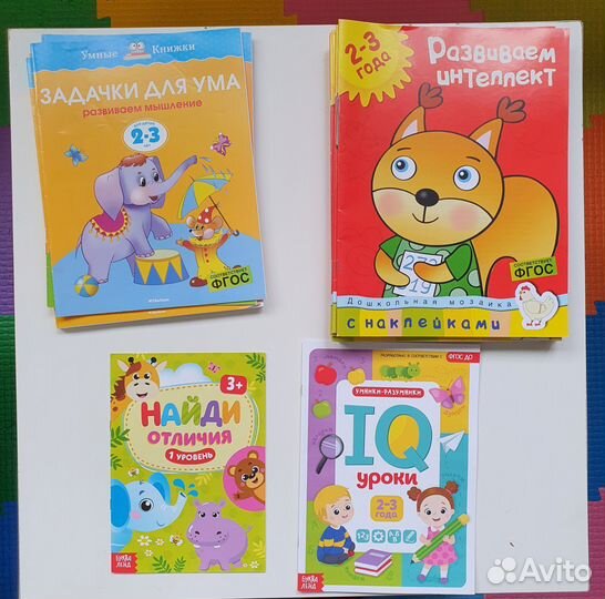 Развивающие пособия 2-3 года