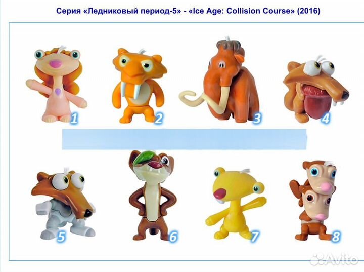 Киндер сюрприз ледниковый период