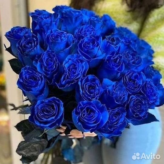 Синие розы Букеты доставка