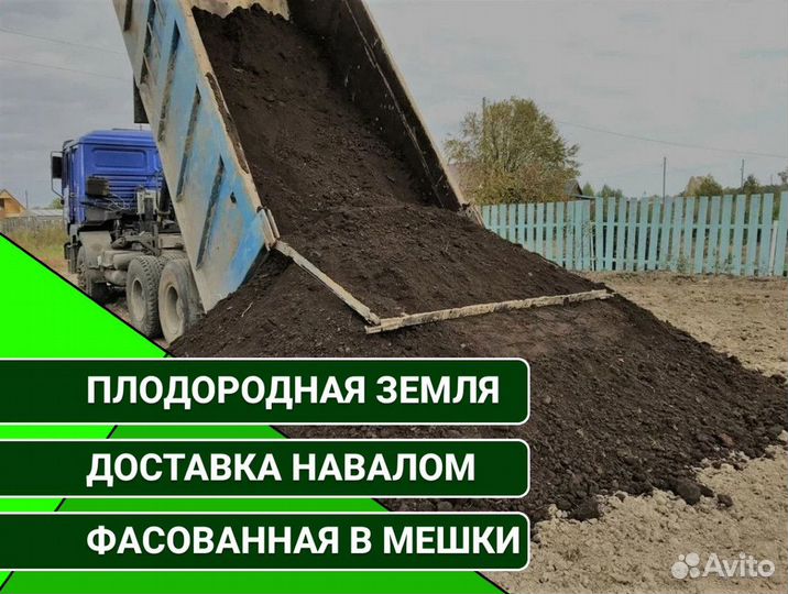Земля плодородная для сада. Торф, Чернозем, Грунт