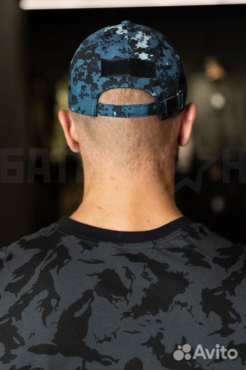 Бейсболка тактическая, синяя цифра