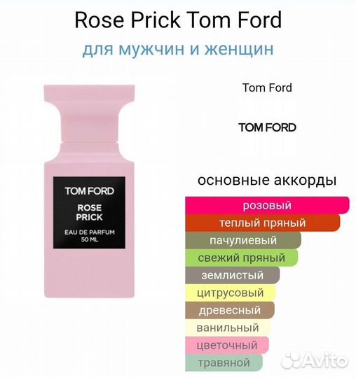 Парфюм Tom Ford Rose Prick 100мл
