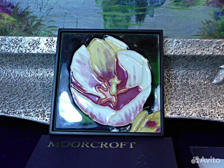Moorcroft.Англия.Панно.Картина.Декор.Фарфор