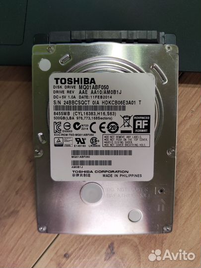 Жесткий диск HDD 2.5