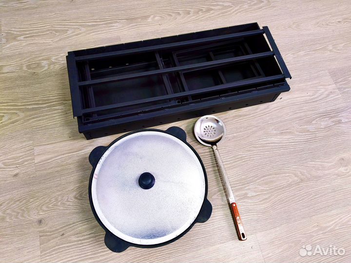 Казан + мангал + шумовка в подарок