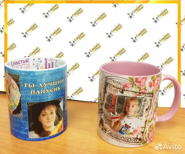 Печать на кружках, футболках, и многом другом