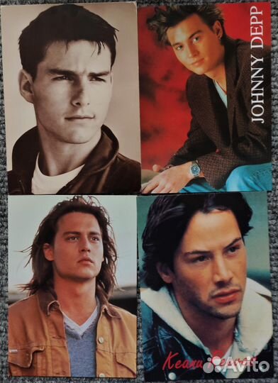 Открытки зарубежных артистов кино