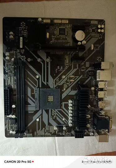 Материнская плата gigabyte b450m s2h AM4